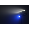 4X DMX-CONTROLLED COB LED PROJECTORS ON A T-BAR